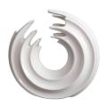 Luxury Abstract Sea Wave Ceramic Statue Living Room Sculpture B