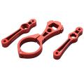 Mzyrh Bicycle Double Water Bottle Cage Holder Mount Adapter Red