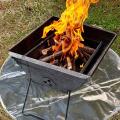 Camping Fireproof Cloth Flame Retardant Insulation Mat Outdoors