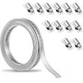 Hose Clamp with 12 Fasteners for Automotive Heating Cables Tubes