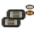 40w Led Off-road Rectangular X Fog Light Yellow Light for Car Truck