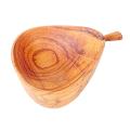Japanese Teak Flavor Solid Wood Creative Pear-shaped Dish (pear)