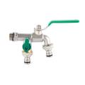 Double Outlet Garden Outdoor Tap Valve Faucet 1/2 Inch / 3/4 Inch C