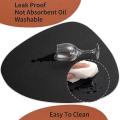 Placemats Leather and Coasters, Washable Placemats (black Brown)