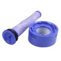 4 Pack Replacement for Dyson V8 Pre Filter + Hepa Post Filter