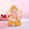 Haidianzi Gold Lord Ganesha Buddha Statue Elephant God Sculptures