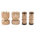 4 Pack Garden Quick Connector Male Extender for Join 1/2 Inch Hose