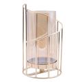 Candle Holder Pillar Candles Tea Light Holder Glass for Table L