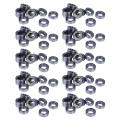 10pcs Miniature Sealed Metal Ball Bearing Model: Mr106-zz 6x10x3mm