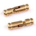 100pcs Brass Concealed Barrel Hinges Jewelry Wood Boxes 4x20mm