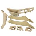 7pcs Car Seat Front Right Armrest Interior Door Handle Pull Beige