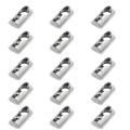 30pcs M8 T Slot Nuts Roll-in Spring Ball Loaded Elastic Nuts