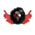 Skull Mask Wreath Wing Rose Garland Home Halloween Party Supplies