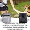 2 Pack Dog Treat Pouch, with Waist Shoulder Strap, 3 Ways to Wear