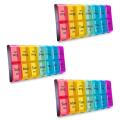Weekly Extra Large Pill Organizer 2 Times A Day, Pill Box Organizer
