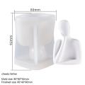 3d Three-dimensional Body Candle Silicone Mold,(cheek Mother)