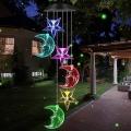 Moonstar Wind Chimes Color Changing Solar Mobile Wind Chime