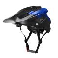 Rockbros Bike Helmet with Light for Mountain Road Bicycle Blue
