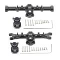 For 1/24 Rc Crawler Axial Parts Metal Front & Rear Axle Diff Cover