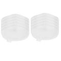 10 Steam Mop Pads for Polti Vaporetto Paeu0332 Vacuum Cleaner, White