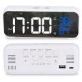 For 6.8 Inch Large Display Digital Alarm Clock with Usb Charger B