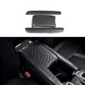Armrest Box Protective Covers Carbon Fiber for Honda Civic 10th 16-19