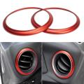 Car Ac Air Outlet Conditioning Cover Ring Vent Decoration Trim,orange
