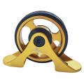 Poday 1 Pcs Bicycle Easy Wheel for Brompton Rear Mudguard Gold