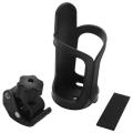 3x Bottle Cage Bicycle, 360 Degree Rotation without Screws, Black