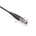 Xlr 3pin Male to Xlr 3pin Female Audio Cablefor Microphone Cameras