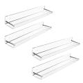 2 Pack Acrylic Floating Shelves, 15x 3.25inch , Bathroom for Office