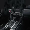 2pcs Carbon Fiber Shift Panel Cover for Honda Civic 10th 2016-2019