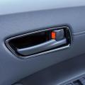 4pcs Glossy Black Door Handle Panel for Corolla Cross 2021 2022 Rhd