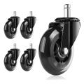 5pcs Office Chair Casters, for All Flooring - Replacement Castors