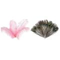 10 Pcs Ostrich Feathers Wedding Party Decoration Pink 20-25cm