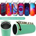 Seamless Silicone Sleeve for Full Wrap Tumbler Blanks Sublimation A