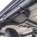 Roof Top Speaker Audio Cover for Jeep Wrangler Jk, Abs Carbon Fiber