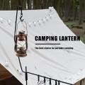 25cm Iron Bronze Oil Lanterns (cover)leak Proof Seal Camping Light