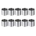 10 Pieces Stainless Steel Mousse Rings Cake Mold for Tart,fondant,etc
