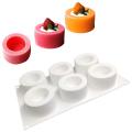 6 Compartments Silicone Pudding Cup Cake Mold Diy Baking Mold