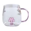 3d Glass Cup Home Juice Cold Drink Water Cup Transparent Glass Mug F