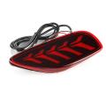 1 Pair Car Led Turn Signal Reflector Rear Bumper Light Brake Light