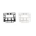 Automotive Central Control Panel for Land Rover Defender 2008-2018 A