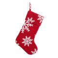 Stocking Snowflake Pattern Candy Sock Gift Bag for Christmas Party