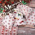 48pcs Christmas Drawstring Gift Bags Burlap, Gift for Candy Wrapper