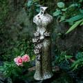 1pcs Cheongsam Dress Flower Pot Ceramic Vase Home Garden Decor A