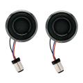 1pair 1157 Bullet-style Smoked Led Turn Signal Light White+yellow