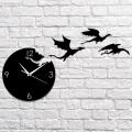 Acrylic Flying Dragon Diy Wall Clock Children's Room Decoration