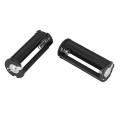 2pcs Black Battery Holder for 3 X 1.5v Aaa Batteries Flashlight Torch