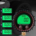 Digital Car Tire Air Pressure Inflator Gauge Lcd Display 1/4